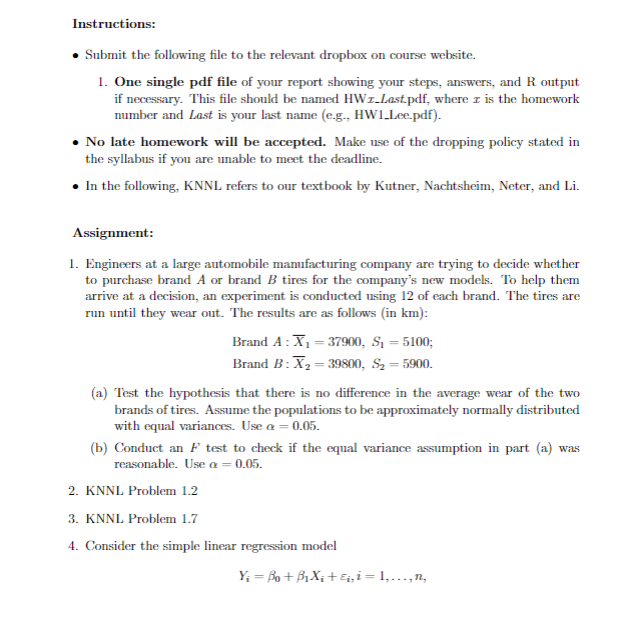 Solved Instructions: - Submit the following file to the | Chegg.com