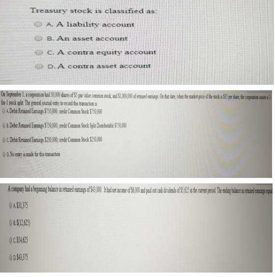 solved-treasury-stock-is-classified-as-o-a-a-liability-chegg