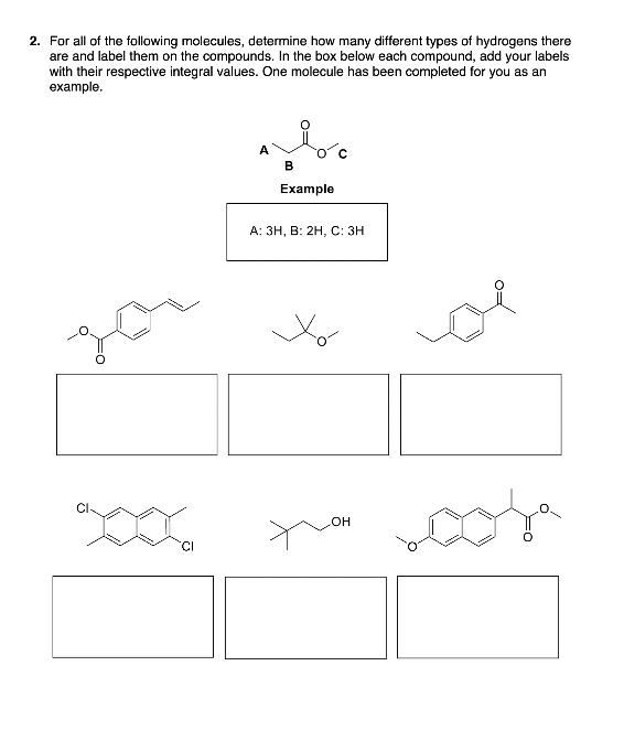 2. For All Of The Following Molecules, Determine How | Chegg.com