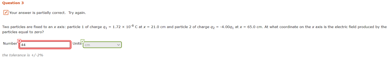 Solved Question 3 Your answer is partially correct. Try | Chegg.com