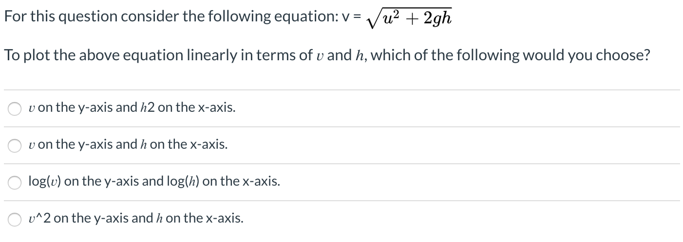 Solved For This Question Consider The Following Equation Chegg Com