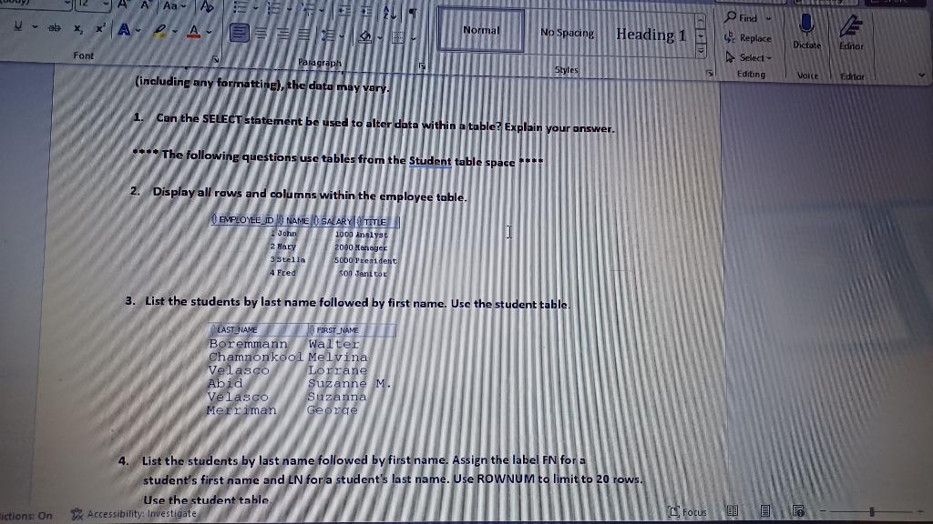 Can you help me write these SQL queries. An Oracle | Chegg.com