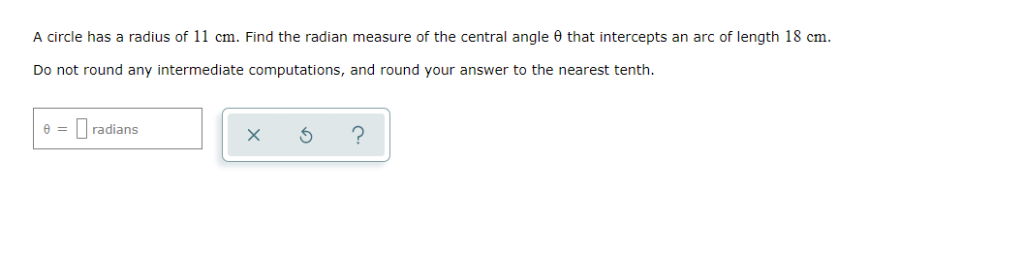 radius 11 cm