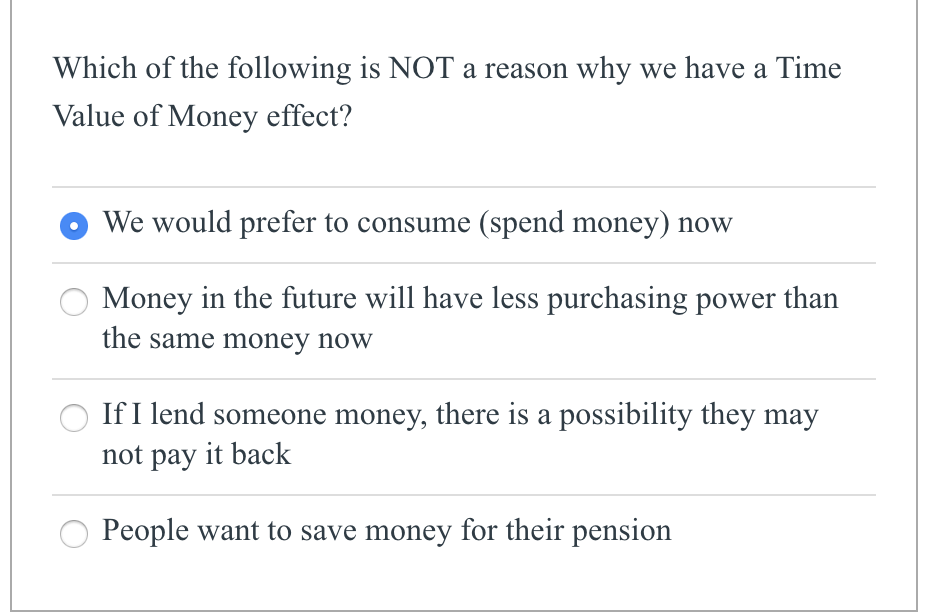 Solved Which of the following is NOT a reason why we have a | Chegg.com