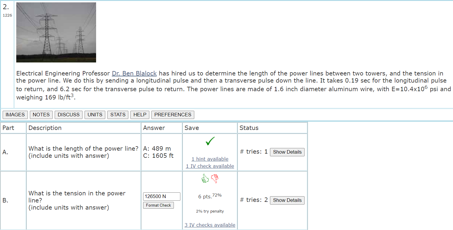 Solved 2. 1226 Electrical Engineering Professor Dr. Ben | Chegg.com