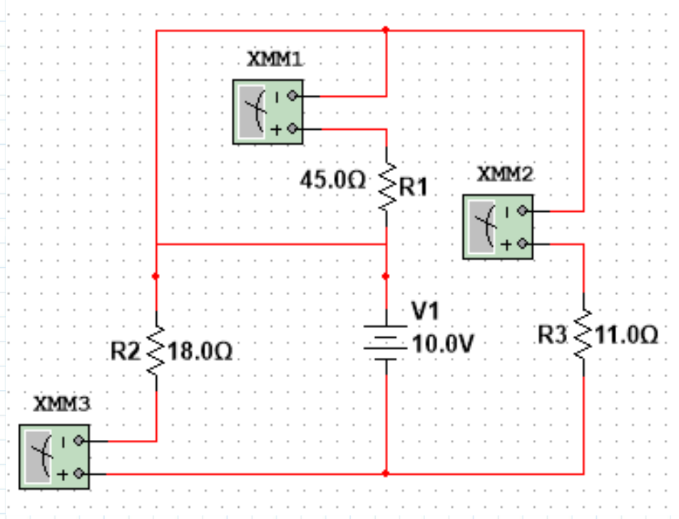Solved Derive the current through each multimeter XMM1,
