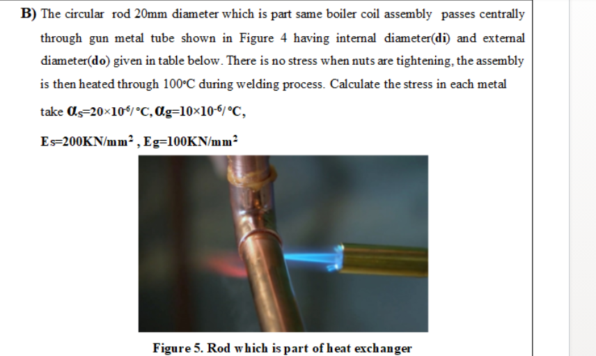 Solved B) The circular rod 20mm diameter which is part same | Chegg.com