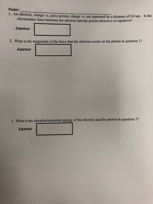 charge of proton in electrostatic unit