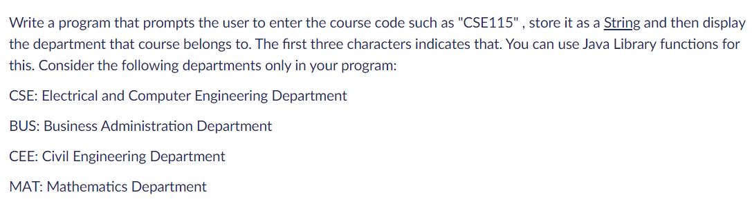 Solved Subject: JAVA Programming [Urgent Solve | Chegg.com