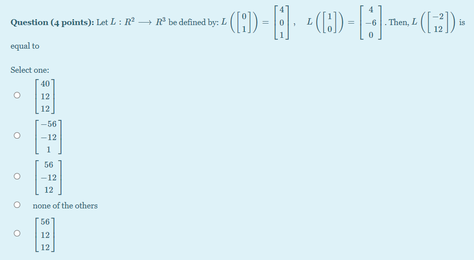 Solved Question (4 points): Let L: P2P be a linear | Chegg.com