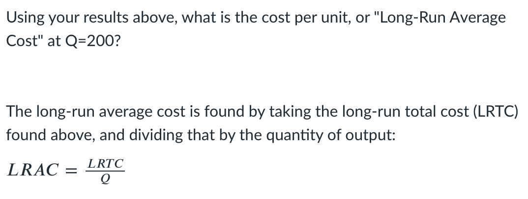 Solved 8, The firm is operating in the long run. It can | Chegg.com