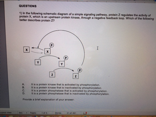 Solved QUESTIONS 1) In the following schematic diagram of a | Chegg.com