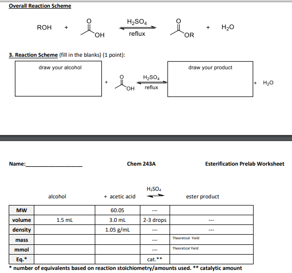 H2so4 Reaction With Alcohol