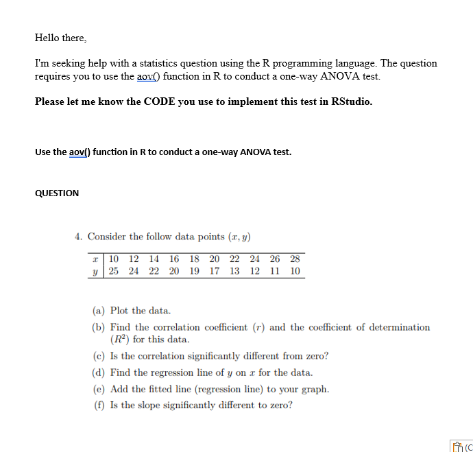 Solved Hello there, I'm seeking help with a statistics | Chegg.com