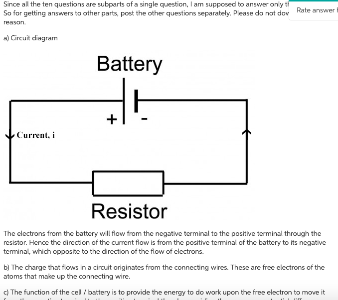 Which Way Does Current Flow In A Circuit Diagram / Why Does Not Current ...