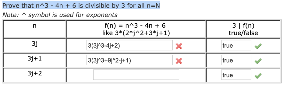 Solved Prove That N 3 4n 6 Is Divisible By 3 For All Chegg Com
