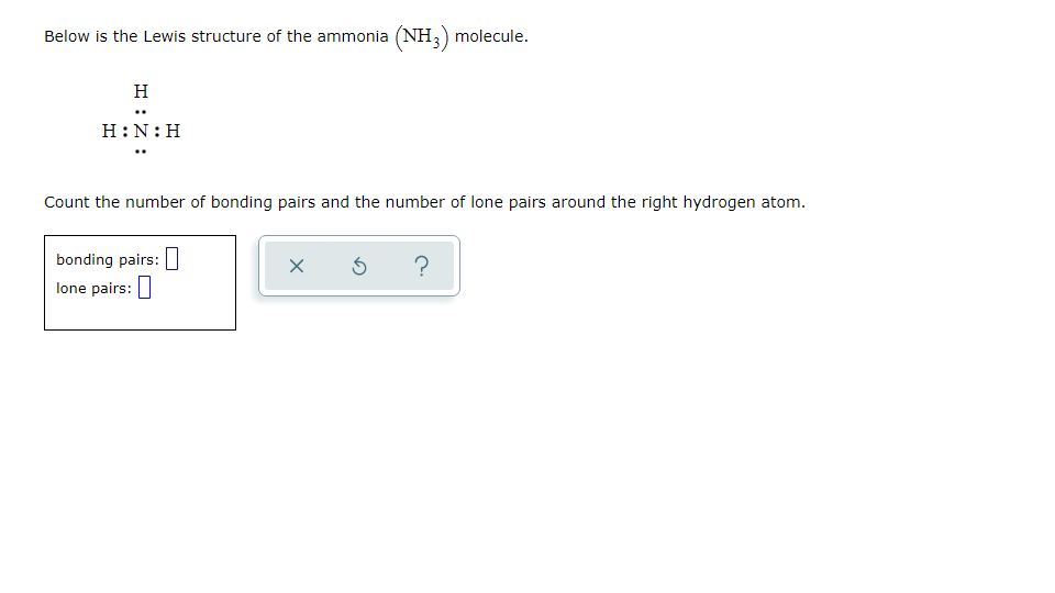 ammonia molecule structure