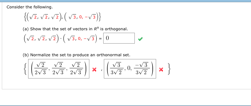 Solved Consider The Following. (a) Show That The Set Of | Chegg.com