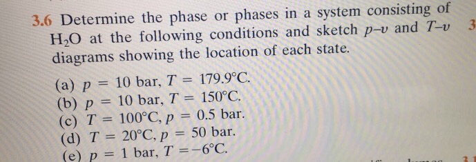Solved Determine the phase or phases in a system consisting | Chegg.com