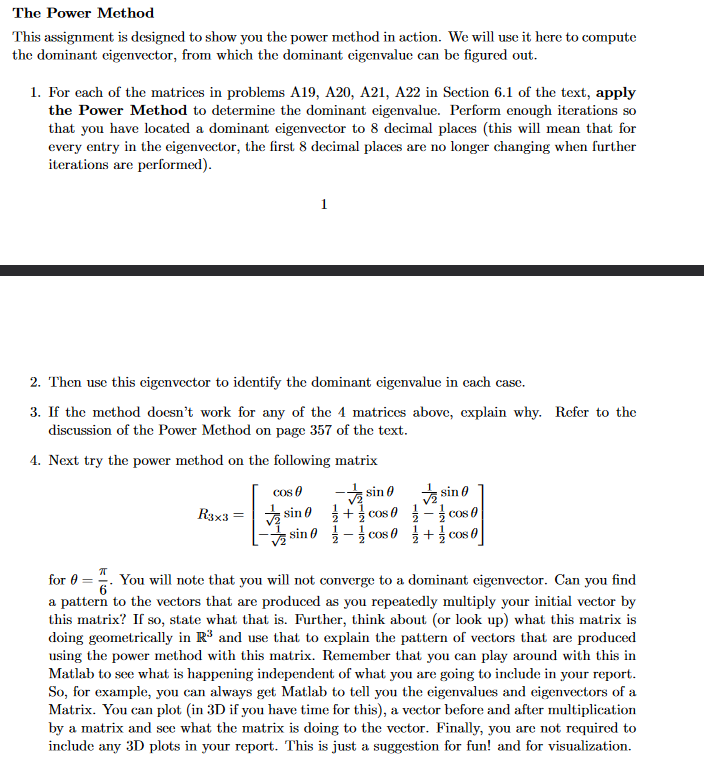 power assignment method