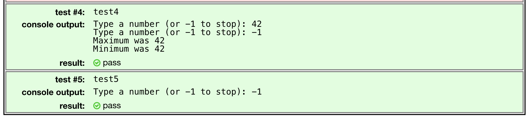 Solved Java question : sentinelMinMax Write a sentinel loop | Chegg.com
