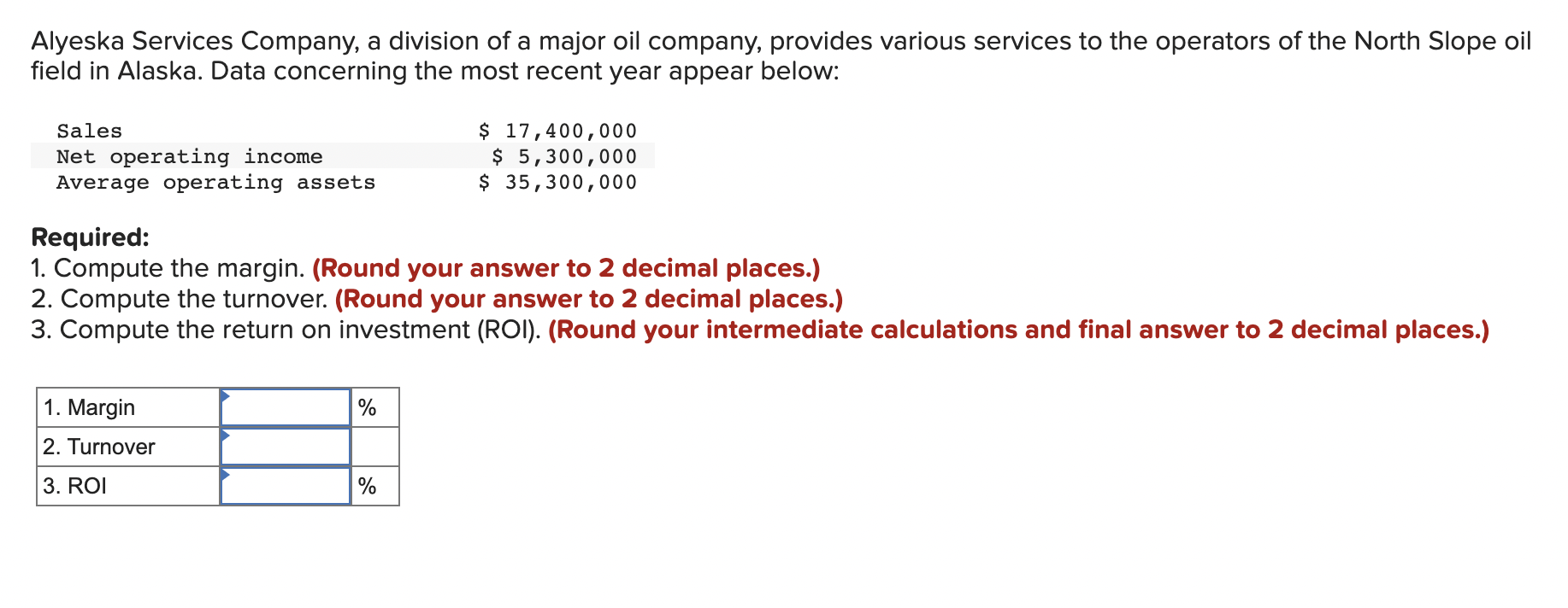 Solved Alyeska Services Company, a division of a major oil | Chegg.com