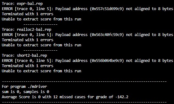 Please address the error on my malloc code, as well | Chegg.com