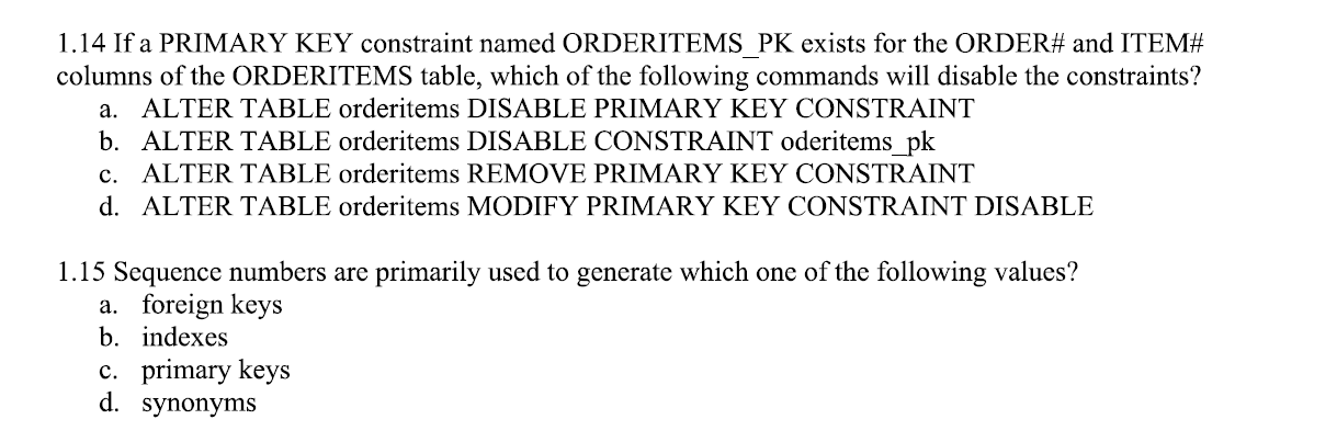 solved-1-14-if-a-primary-key-constraint-named-orderitems-pk-chegg