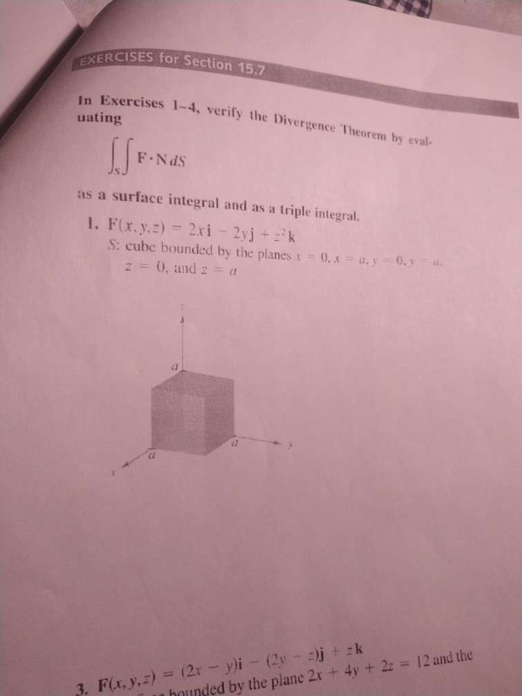 Solved EXERCISES For Section 15.7 In Exercises 1-4, Verify | Chegg.com