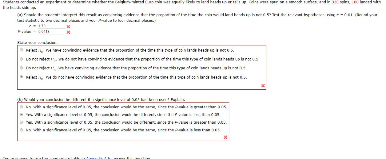 Solved Students conducted an experiment to determine whether | Chegg.com