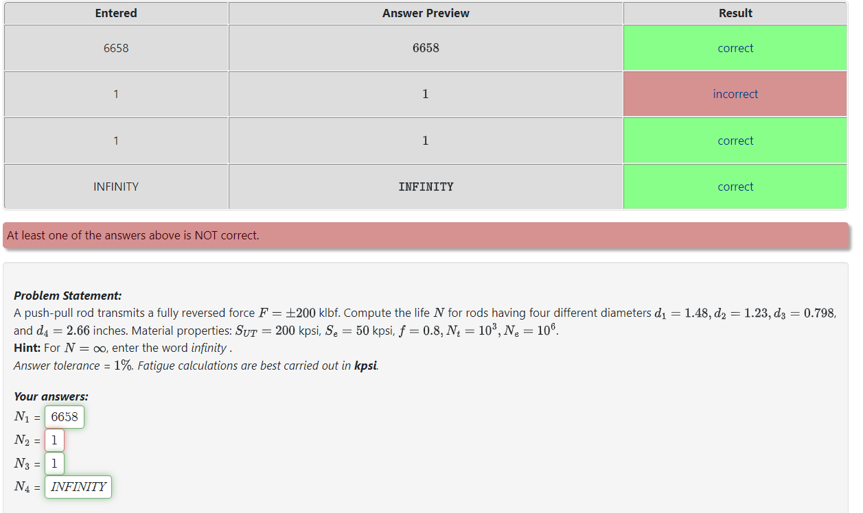 Solved I found N1 by getting a close value and guessing to