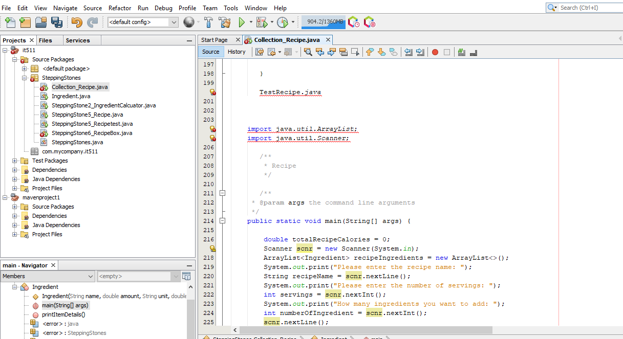 Solved I have some red in my code, and everything I try does | Chegg.com
