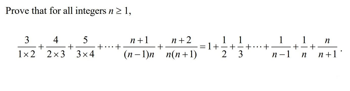 Solved Prove that for all integers n 2 1, 3 5 n+1 2+243 n+2 | Chegg.com