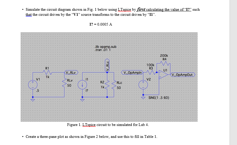 Simulate the circuit diagram shown in Fig. 1 below | Chegg.com