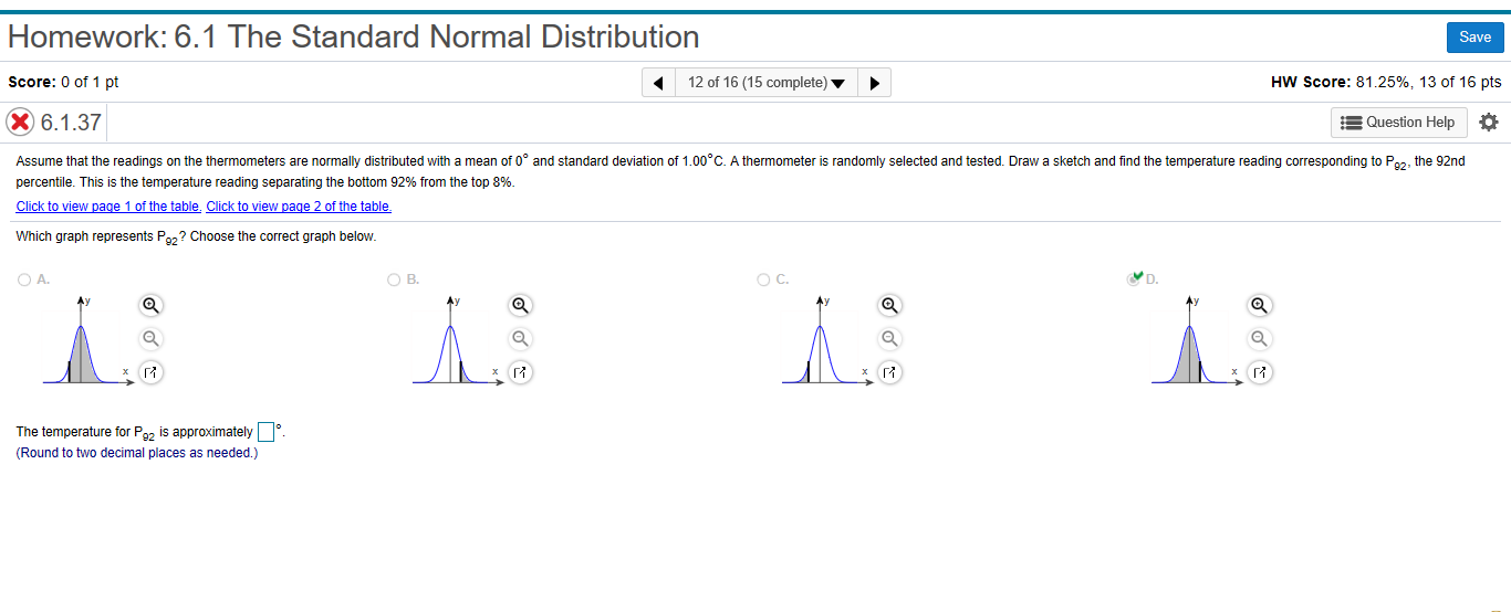 Statistics chapter 6 homework answers picture