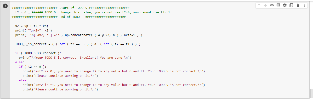 Solved A = np.array([ [ 0., -1., -2., 1. | Chegg.com