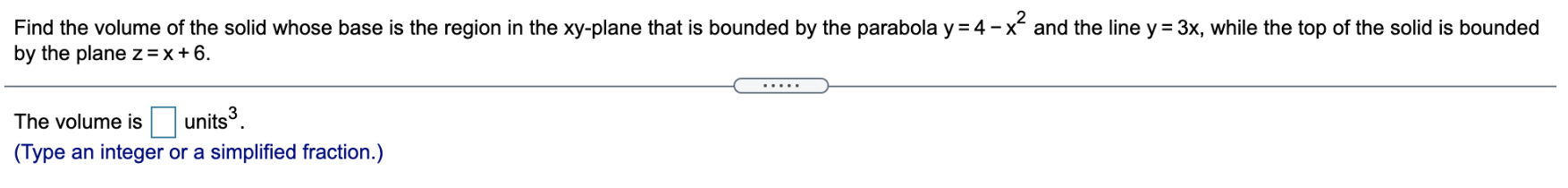 Solved - Find the volume of the solid whose base is the | Chegg.com