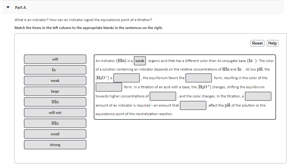 Solved Part A What is an indicator? How can an indicator | Chegg.com