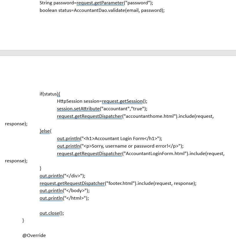 Solved package com.javatpoint.servlets; import