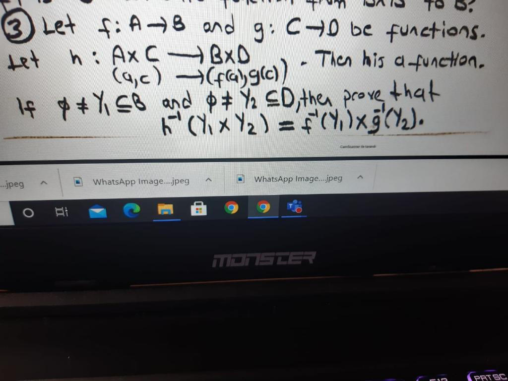 Solved 3 Det Fi A B And Gicad Be Functions Let Hi Axc Chegg Com