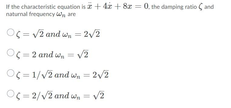 Solved Given the model x – (μ + 2) + (2μ +5)x = 0 b. For the | Chegg.com