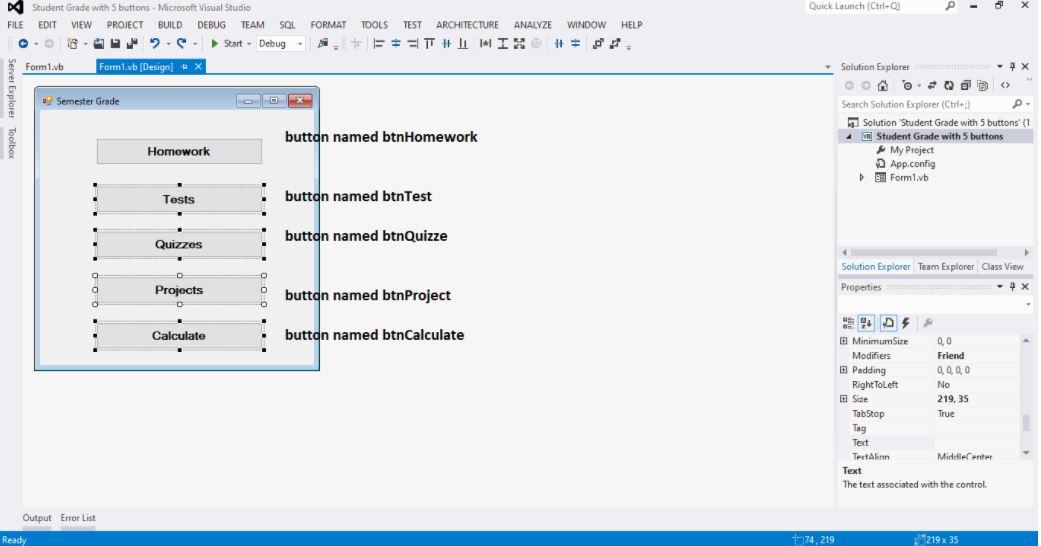 Solved This is Visual basic programming please do it on | Chegg.com