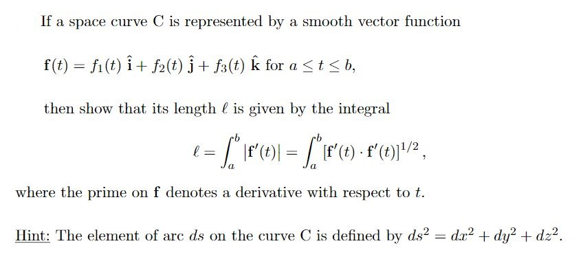 Solved If A Space Curve C Is Represented By A Smooth Vect Chegg Com