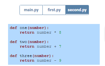 Solved main.py first.py second.py import first def one | Chegg.com