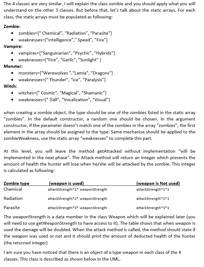JAVA: This is first part of the project which is | Chegg.com