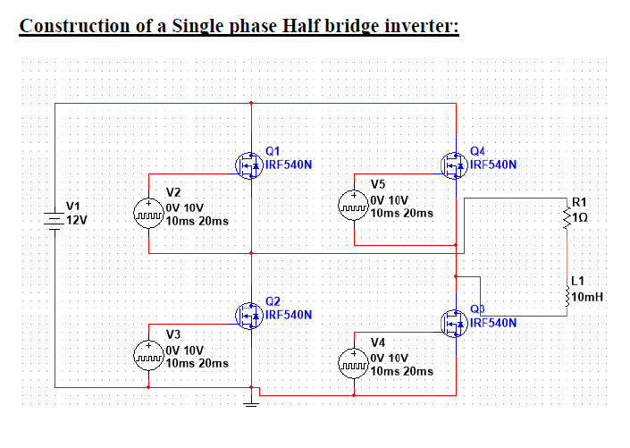 Solved Aim To construct the half bridge and full bridge