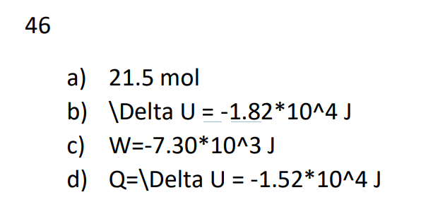 Solved I am not getting the right result for d) The answers | Chegg.com