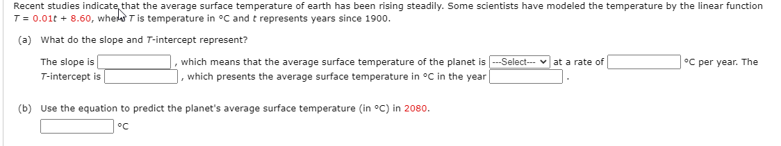 Solved Recent studies indicate that the average surface | Chegg.com