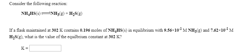 Solved Consider the following reaction: 2NOBr(g)2NO(g) + | Chegg.com