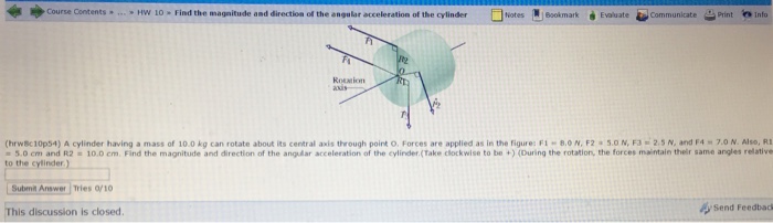Solved Find the magnitude and direction of the angular | Chegg.com